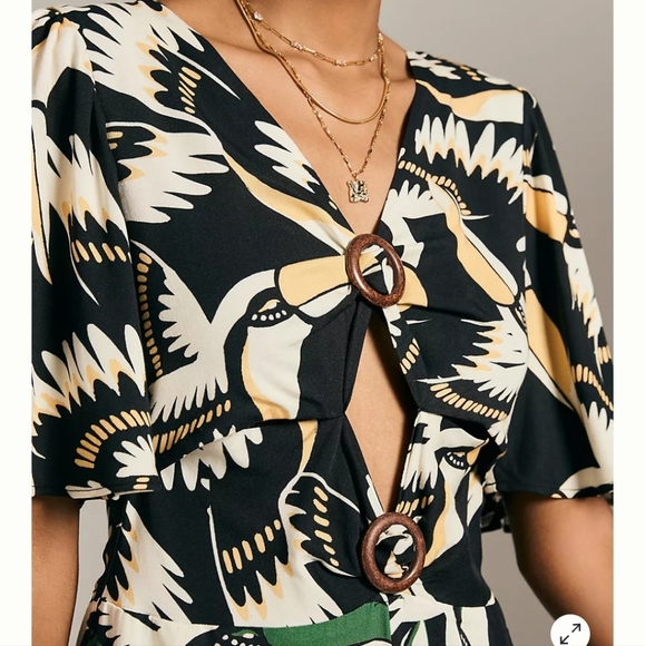 Farm Rio Toucan Jumpsuit - Picture 3 of 6